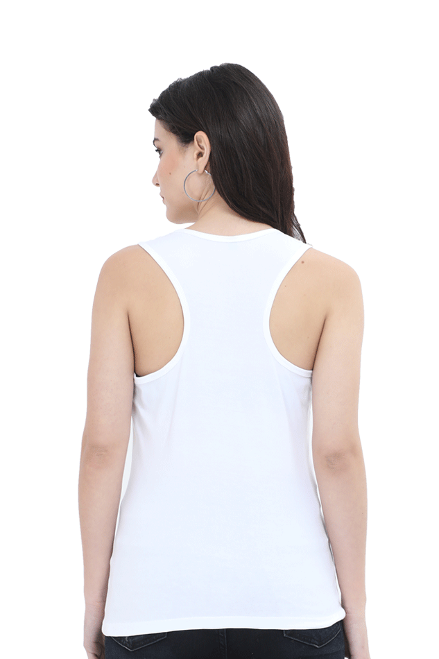 Women’s Valentine Tank Top – Floating Hearts & Bicycle Design