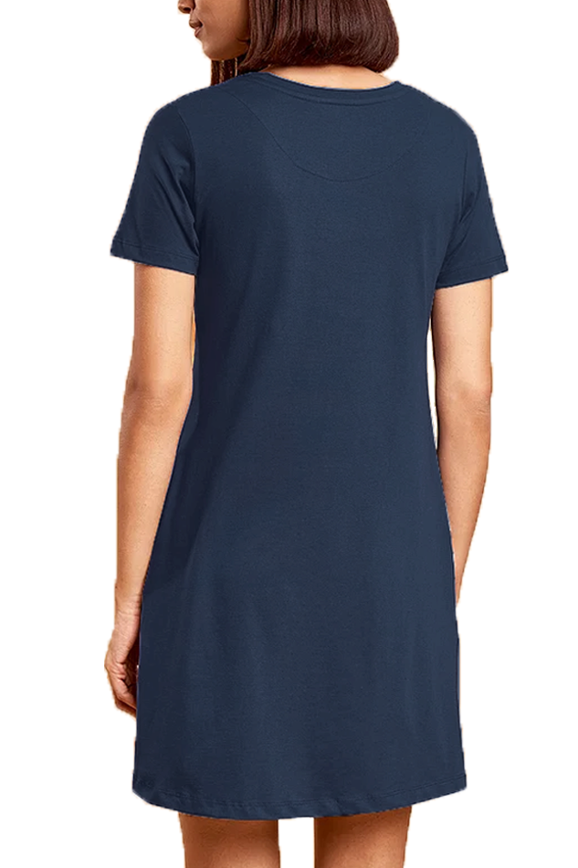 Vaccy Mode On T-Shirt Dress for Women – Stylish Holiday Wear for Busy Women