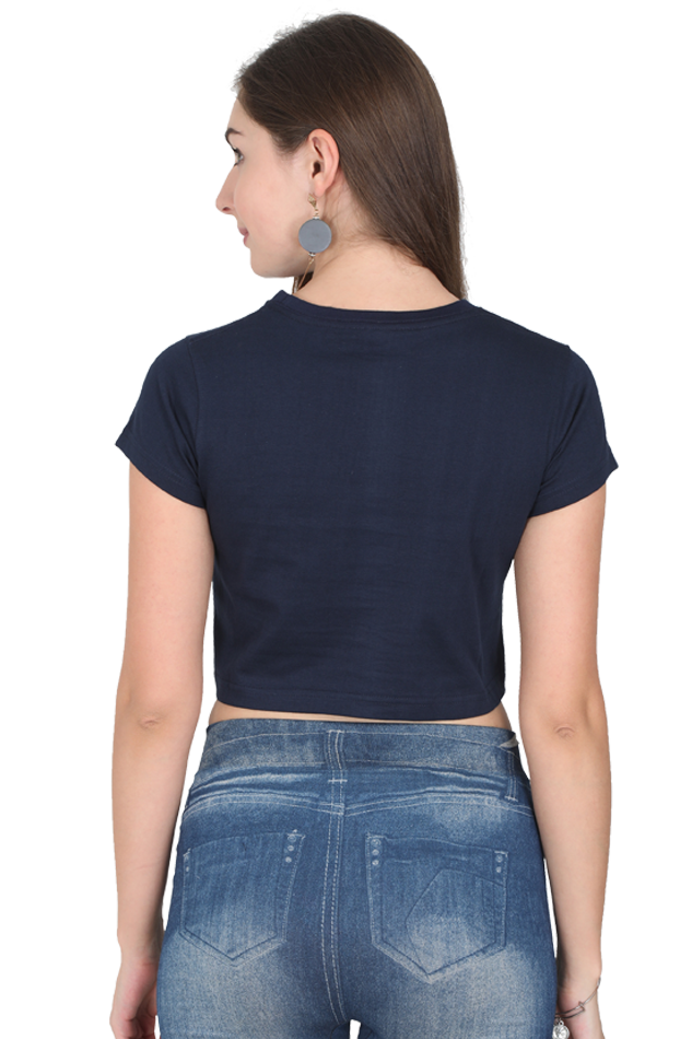 Women's Valentine Crop Top with Heart Tree Design – Bold & Beautiful