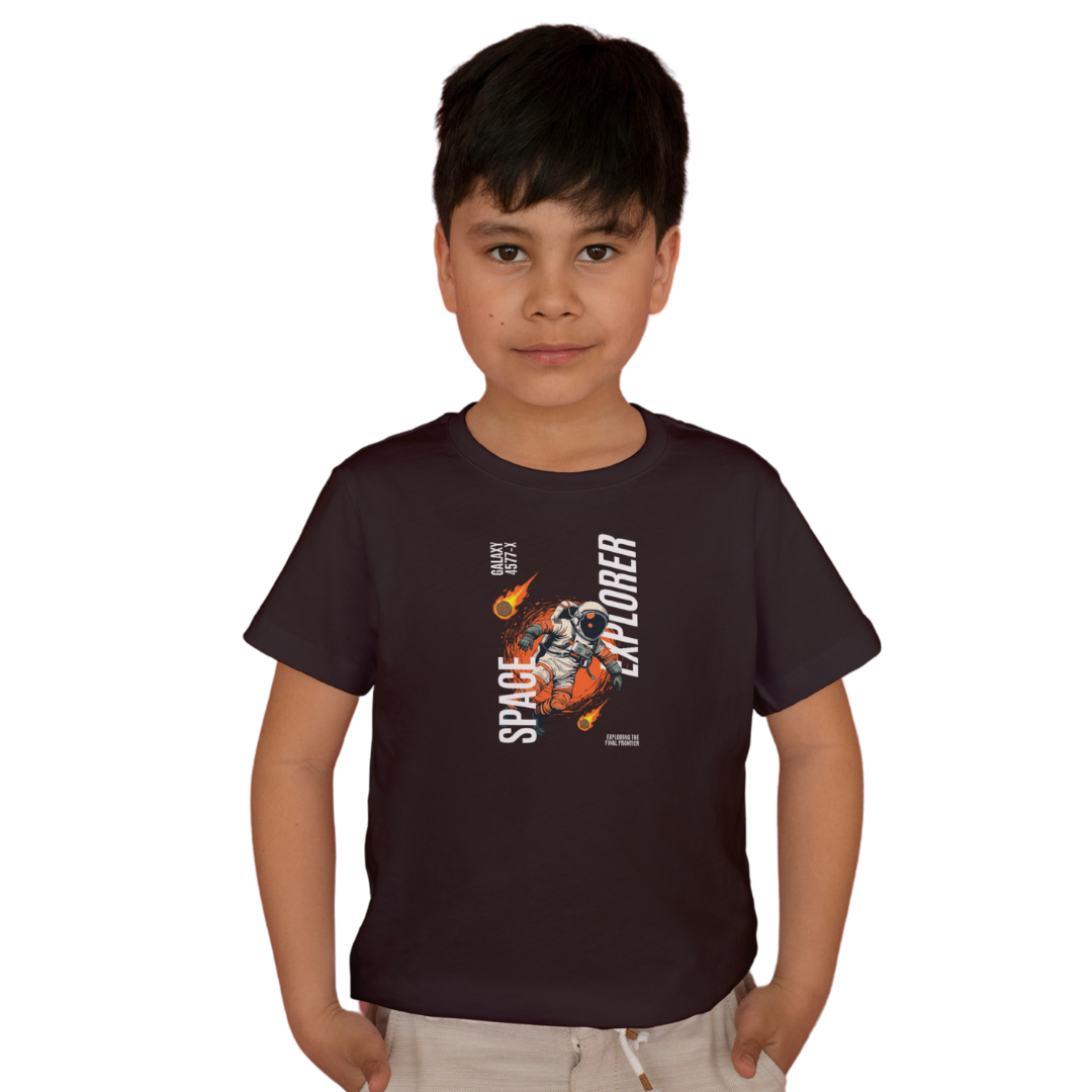Space Explorer Kids’ T-Shirt – Astronaut in Action | Little Astronauts Collection