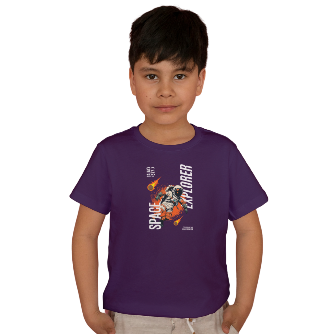 Space Explorer Kids’ T-Shirt – Astronaut in Action | Little Astronauts Collection