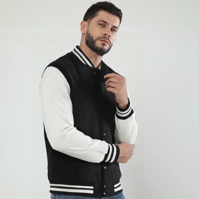 Men’s Varsity Jacket – "Traveller Bano, Tourist Nahi" Holiday Style for Men