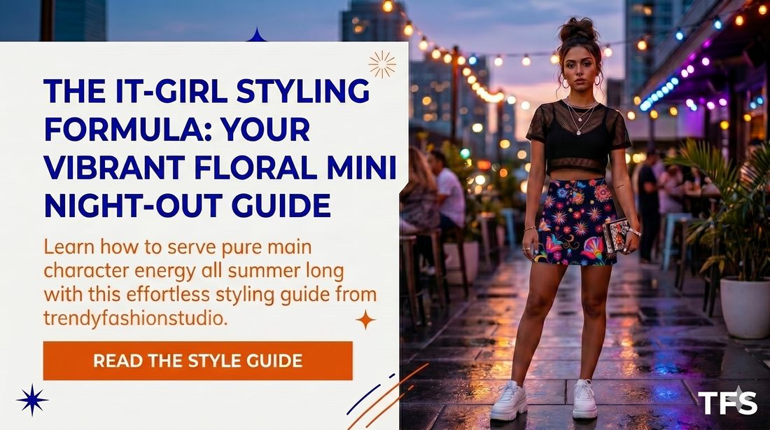 The Ultimate It-Girl Aesthetic: How to Style a Floral Mini for Your Next Night Out