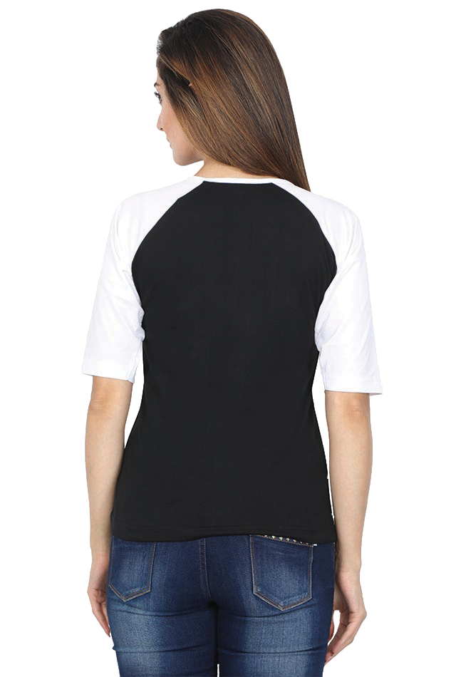 Women’s Valentine Raglan T-Shirt – "Relationship Status: Committed to Cookies"