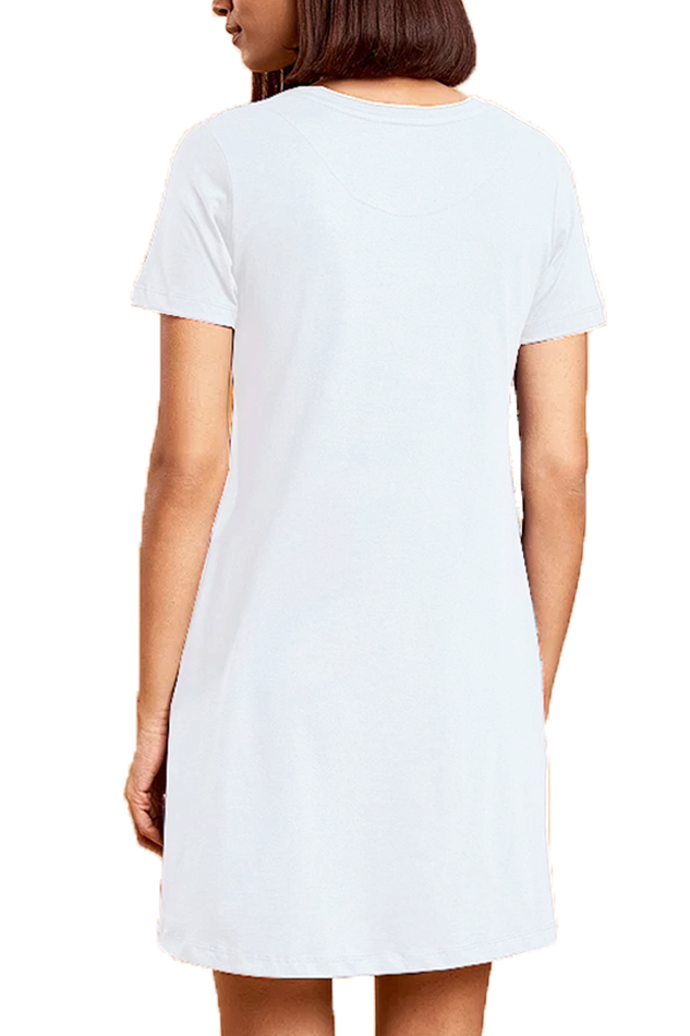 Women’s Valentine T-Shirt Dress – Floating Hearts Design for Bold Women