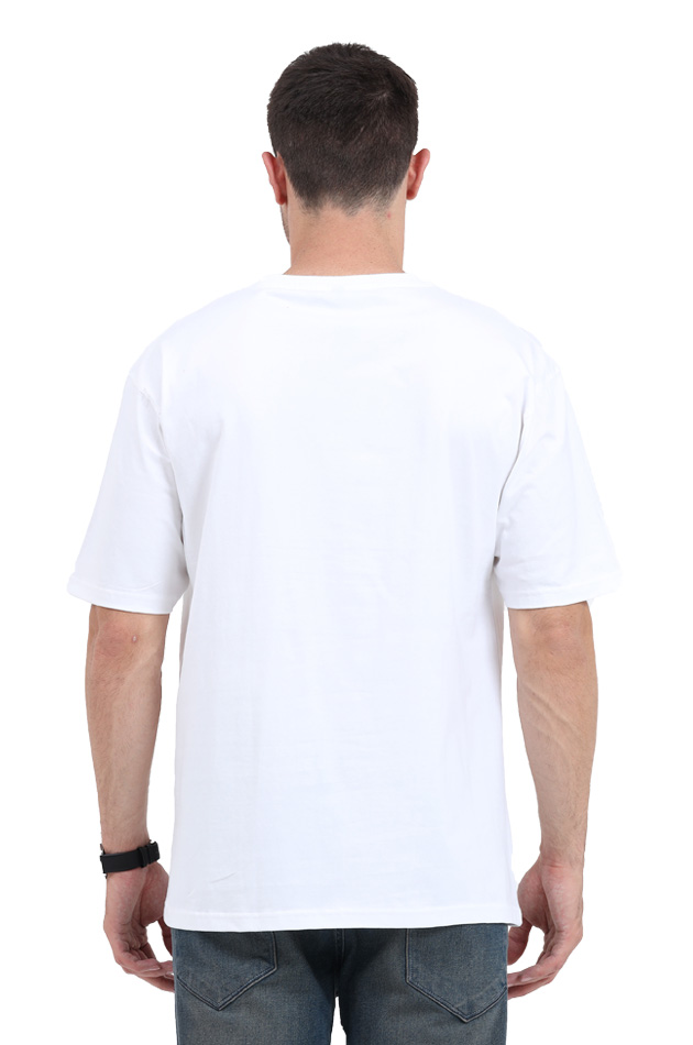 Oversize Half-Sleeve T-Shirt for Men – "EXPLORE" Travel-Ready Men’s Tee