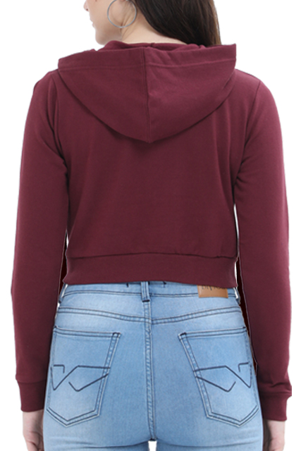 Free to Wander Cropped Hooded Sweatshirt for Women – Holiday-Ready Style for Adventurous Women
