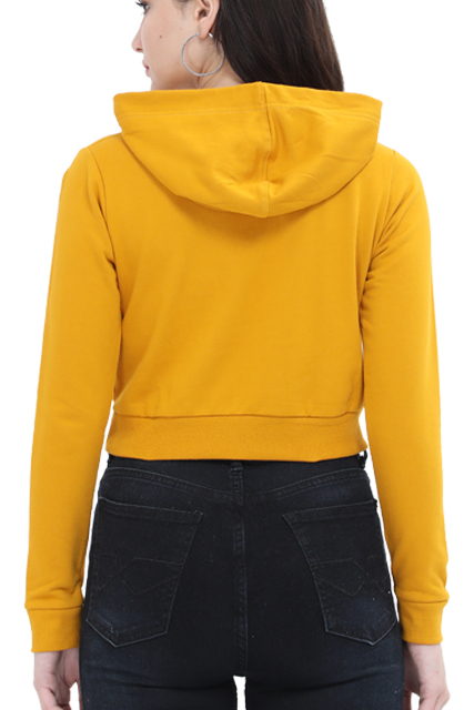 Free to Wander Cropped Hooded Sweatshirt for Women – Holiday-Ready Style for Adventurous Women