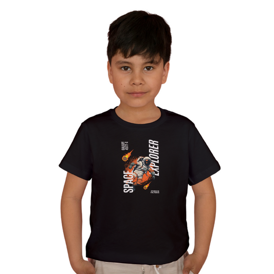 Space Explorer Kids’ T-Shirt – Astronaut in Action | Little Astronauts Collection