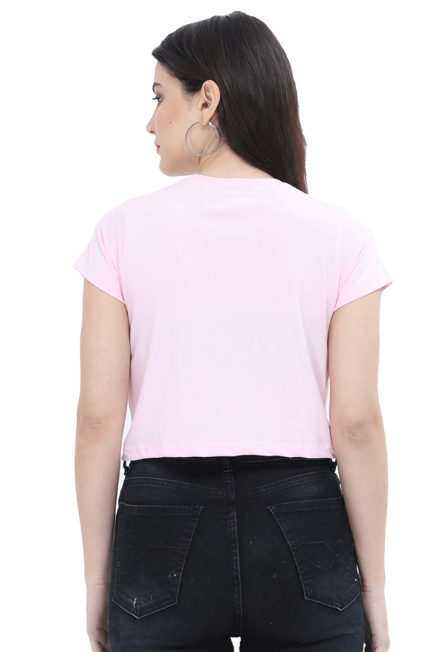 Women's Valentine Crop Top with Heart Tree Design – Bold & Beautiful
